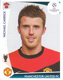 Michael Carrick Manchester United samolepka UEFA Champions League 2009/10 #84